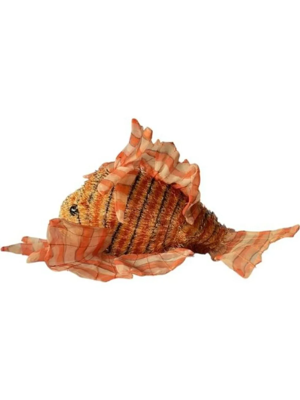 Webkinz Lionfish Plush Toy Ganz HM355 Orange Striped Sea Creature Y2K Kidcore 10